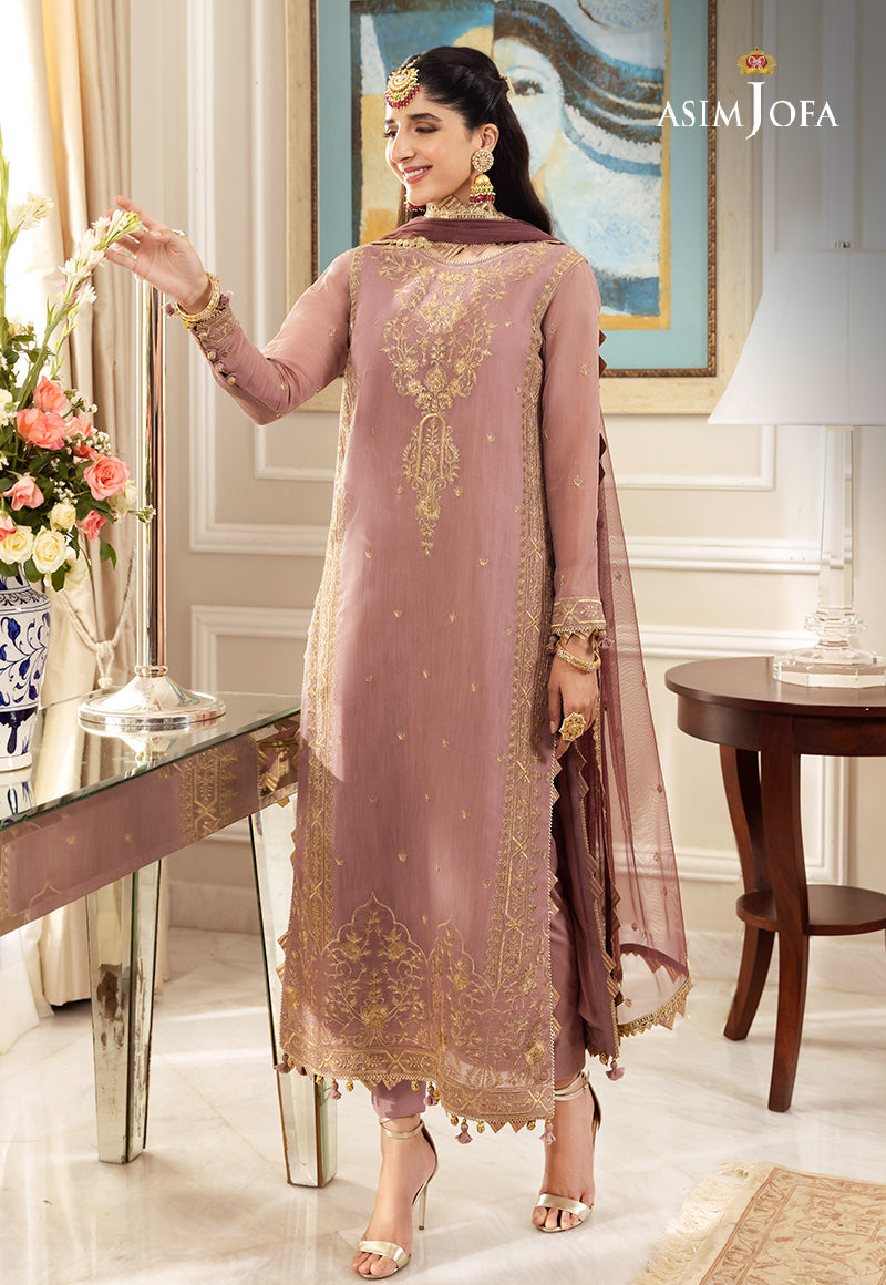 AJZS-20 EMBROIDERED CHANDERI COTTON 2 PCS