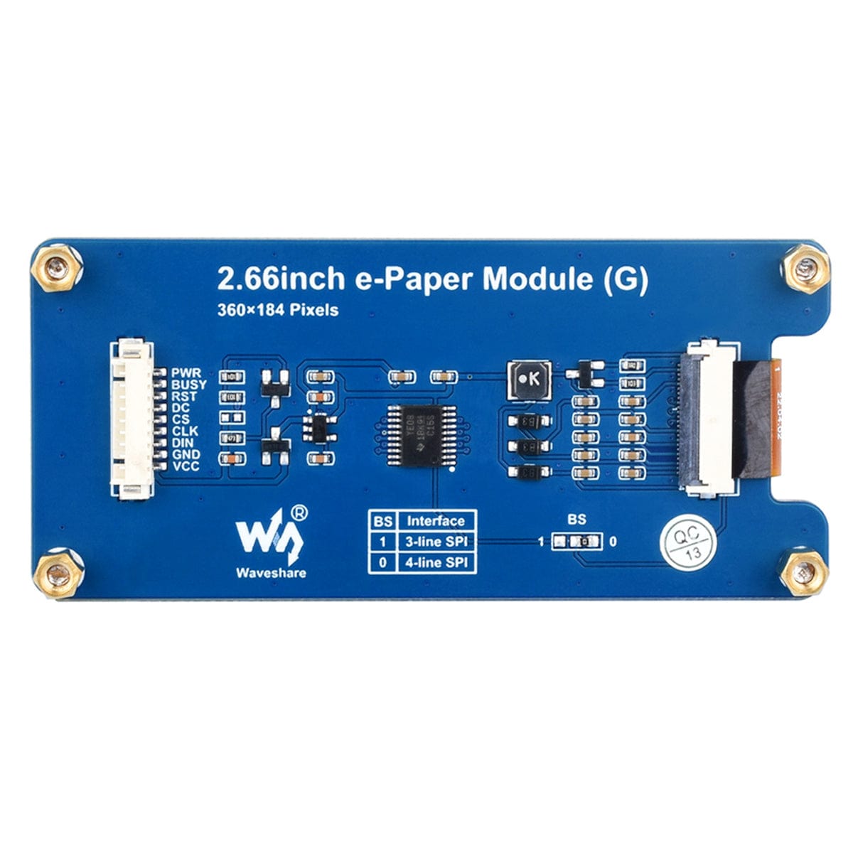 2.66" e-Paper Module (360x184)