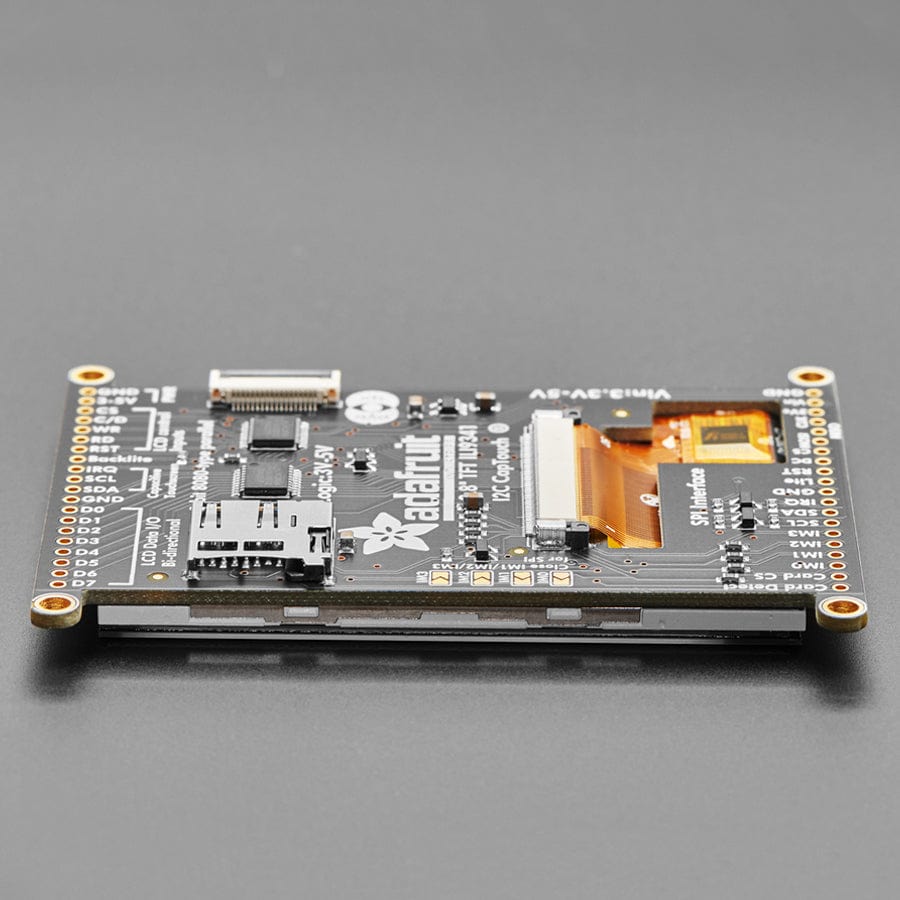 2.8" TFT LCD with Cap Touch Breakout Board w/MicroSD Socket - EYESPI Connector