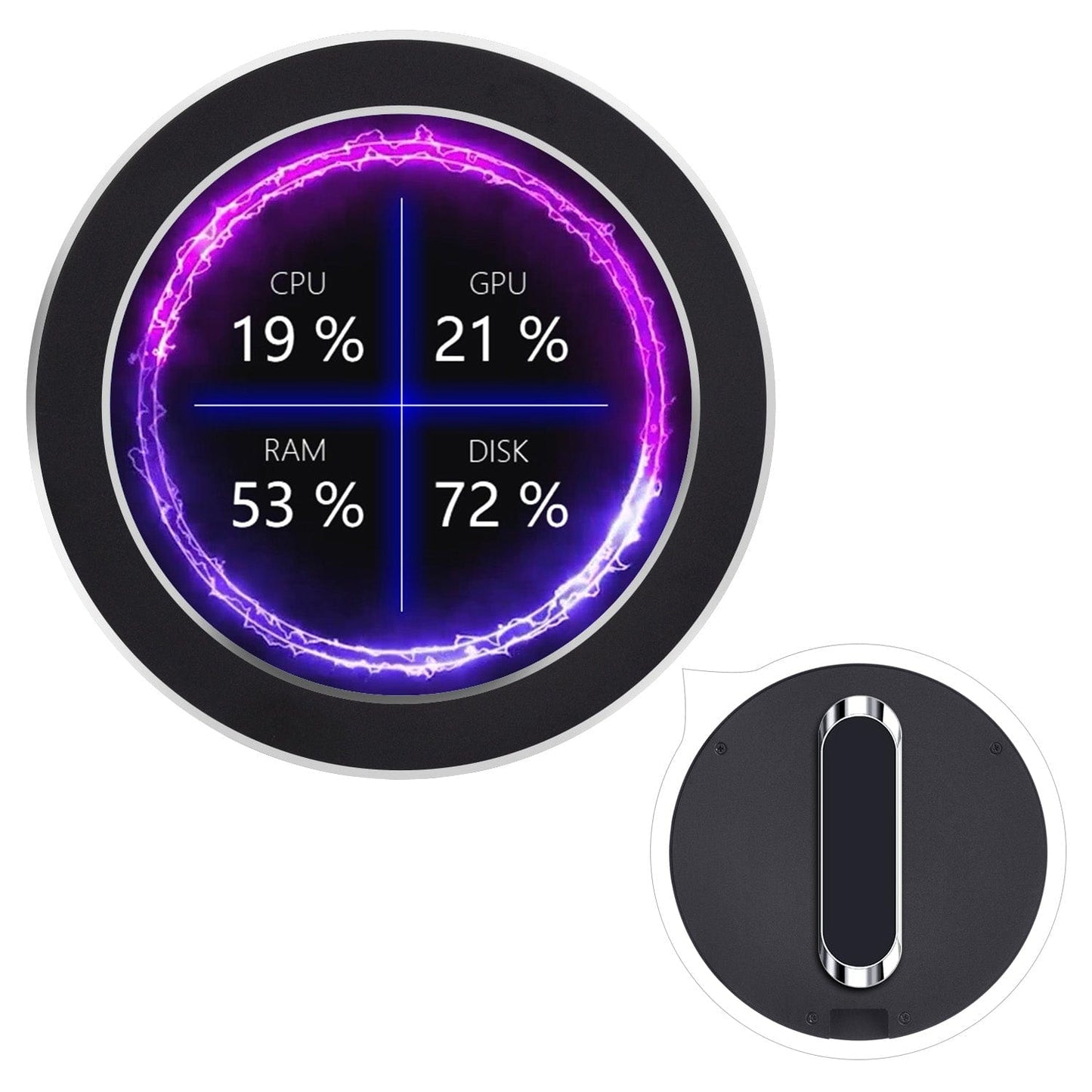 2.8" USB Monitor with AIO LCD Screen