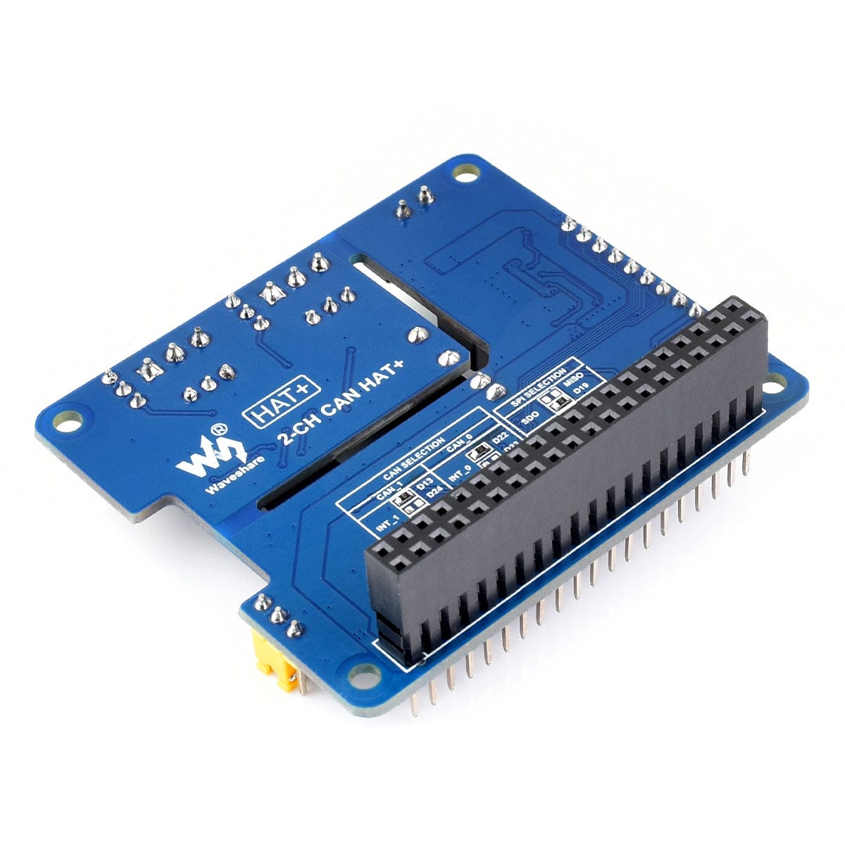 2-Channel Isolated CAN Bus Expansion HAT For Raspberry Pi