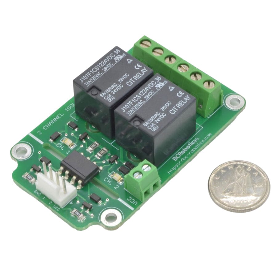 2 Channel Isolated Relay Breakout – 24V