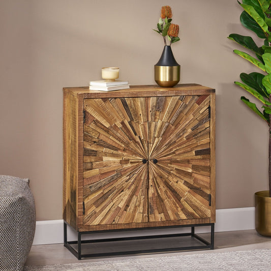 2-Door Cabinet with Two Shelves