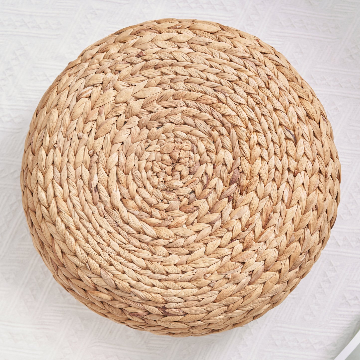 Woven Tatami Floor Cushion with Round Shape