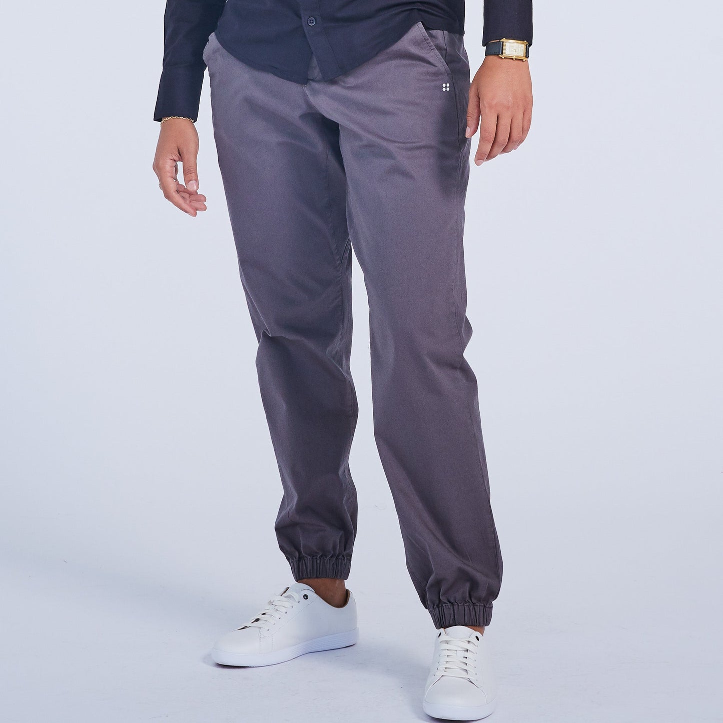 The Graf Asphalt Stretch Waistband Pant