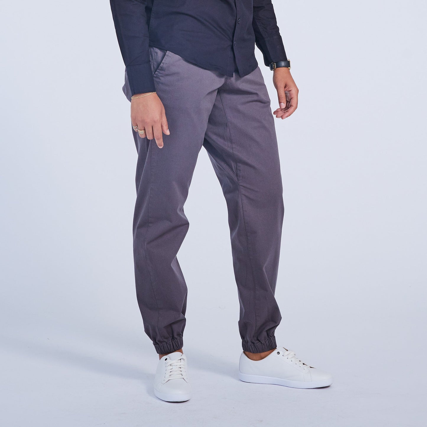 The Graf Asphalt Stretch Waistband Pant