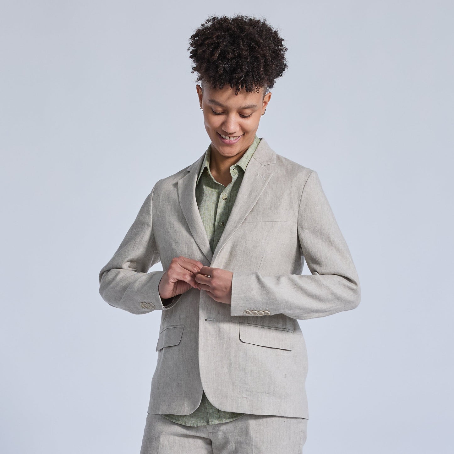 Oat Linen Blazer