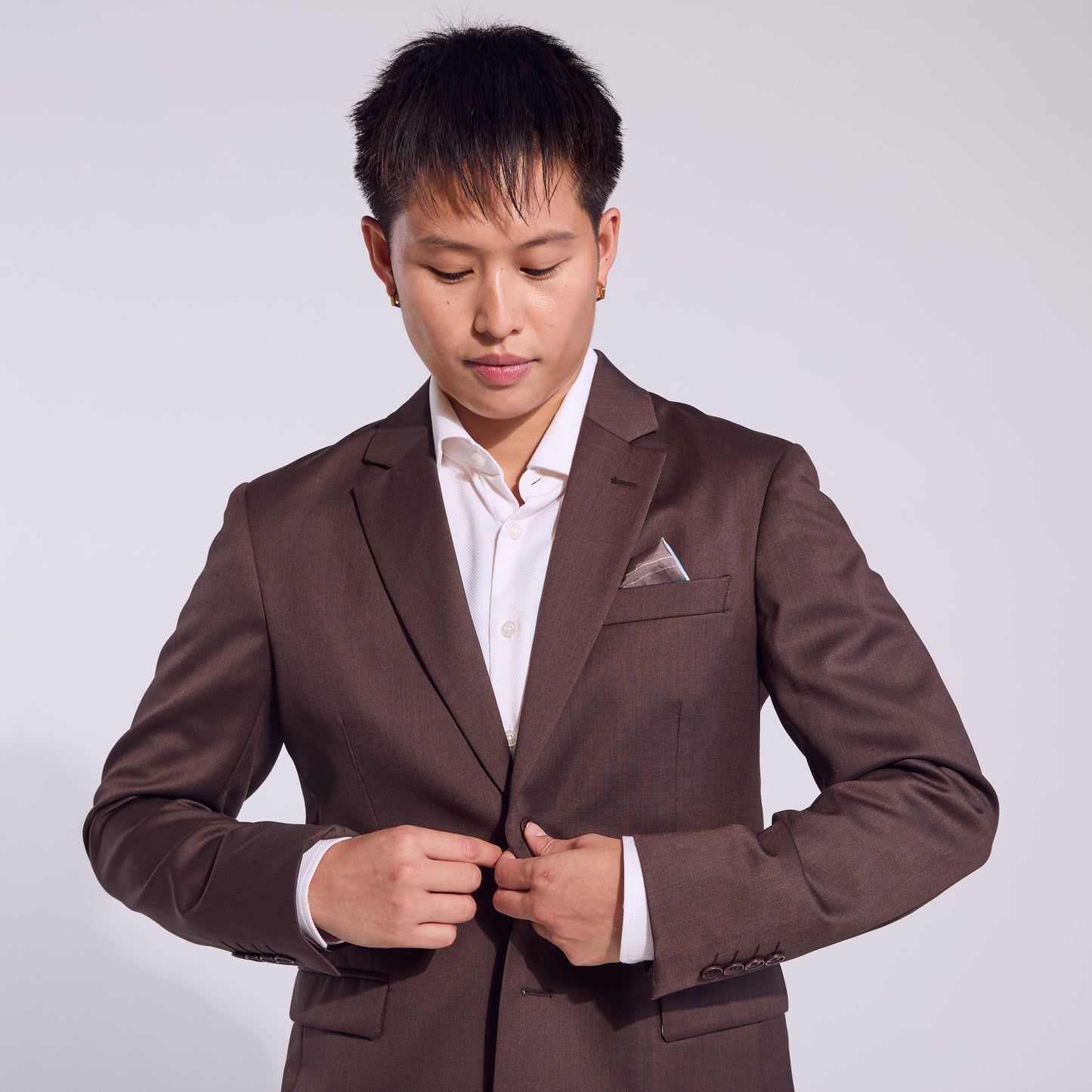 The Georgie Chocolate Suit Blazer