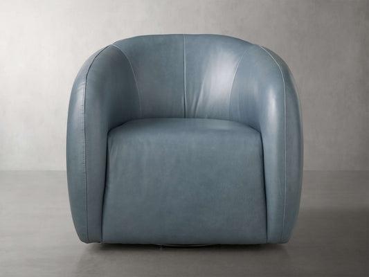 Fresno Leather Swivel Chair