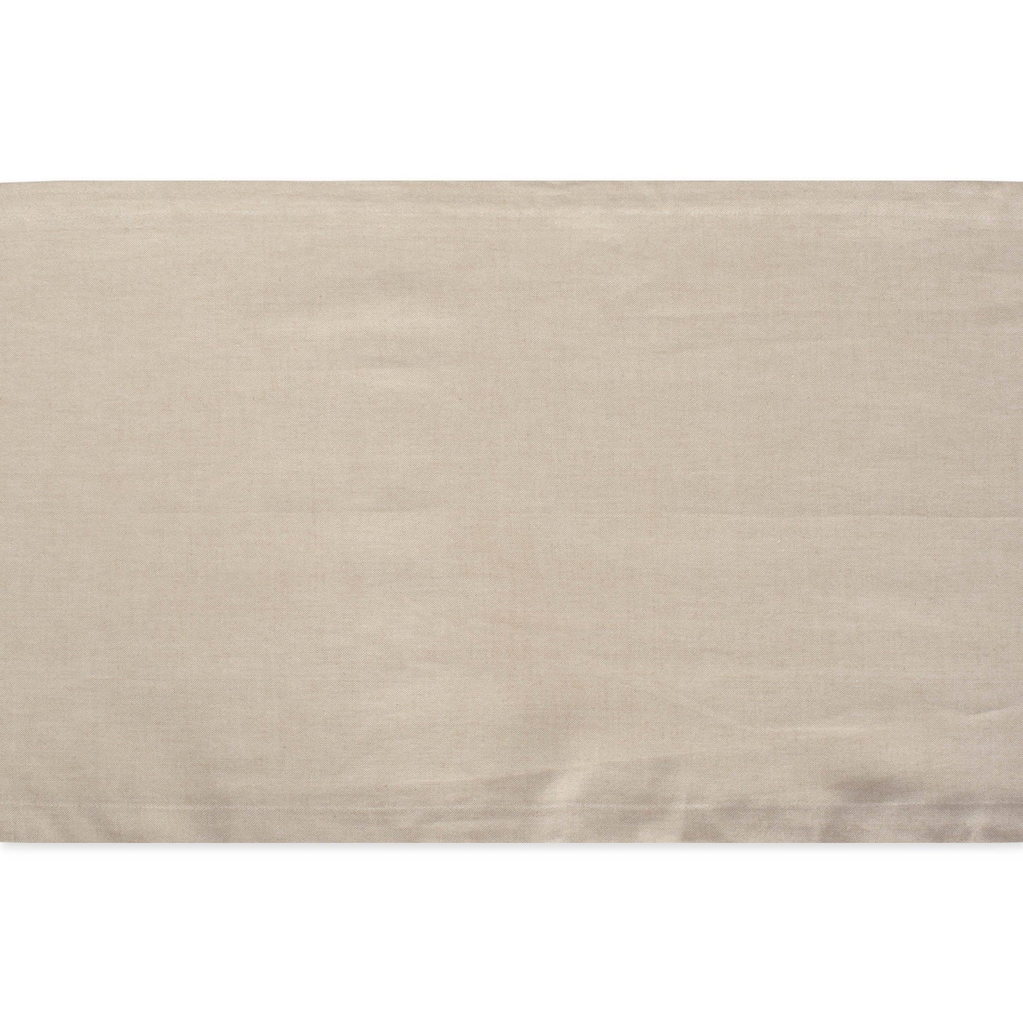 Natural Solid Chambray Table Runner 14X72