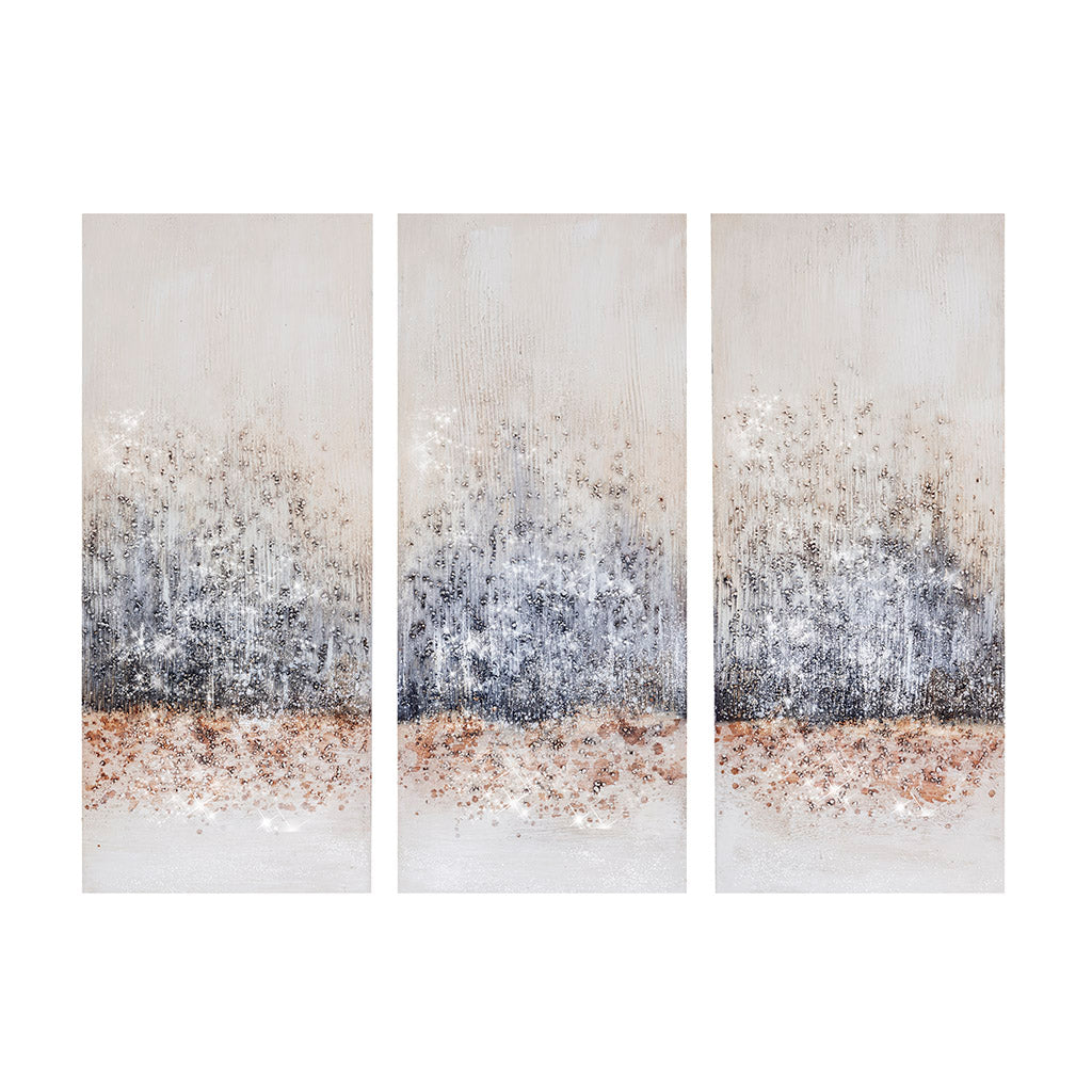 3-Piece Canvas Wall Art Set with Abstract Design