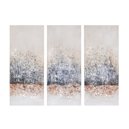 3-Piece Canvas Wall Art Set with Abstract Design