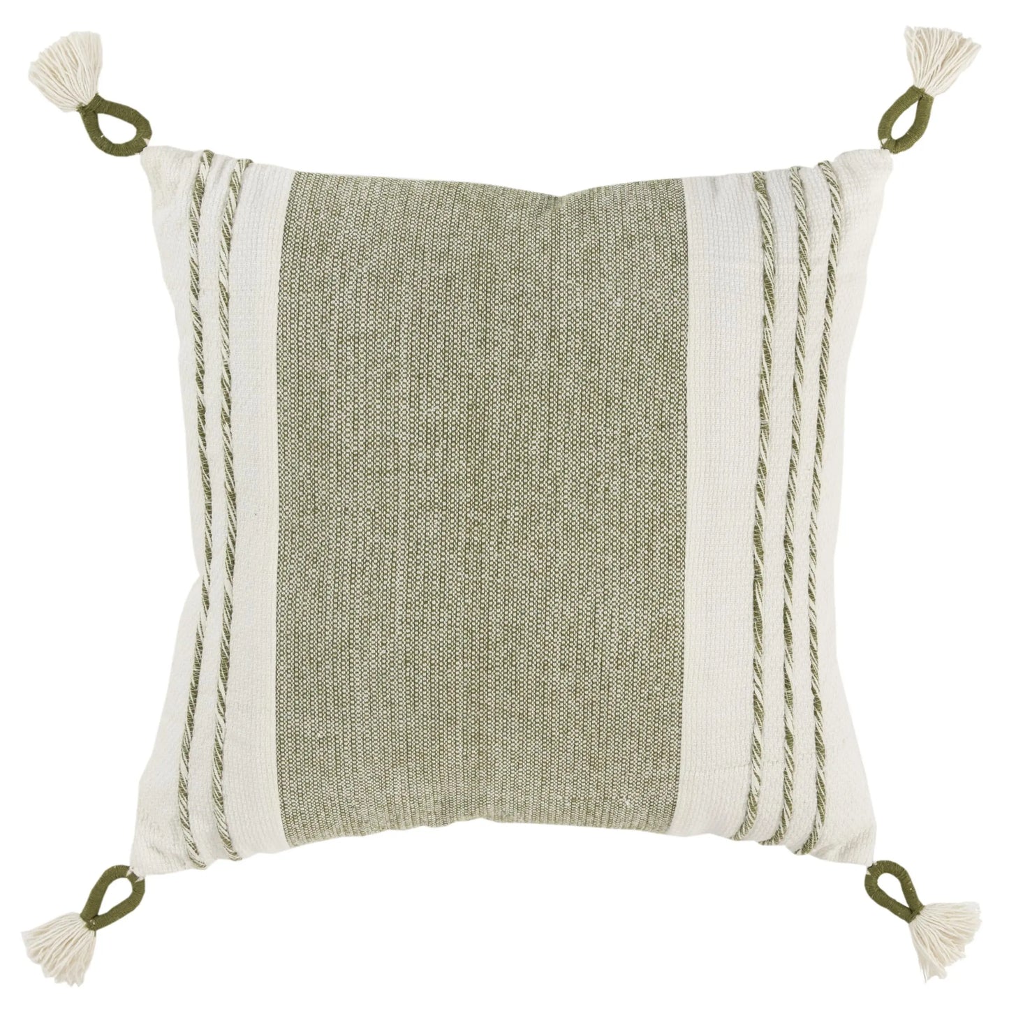 Woven Color Block Throw Pillow