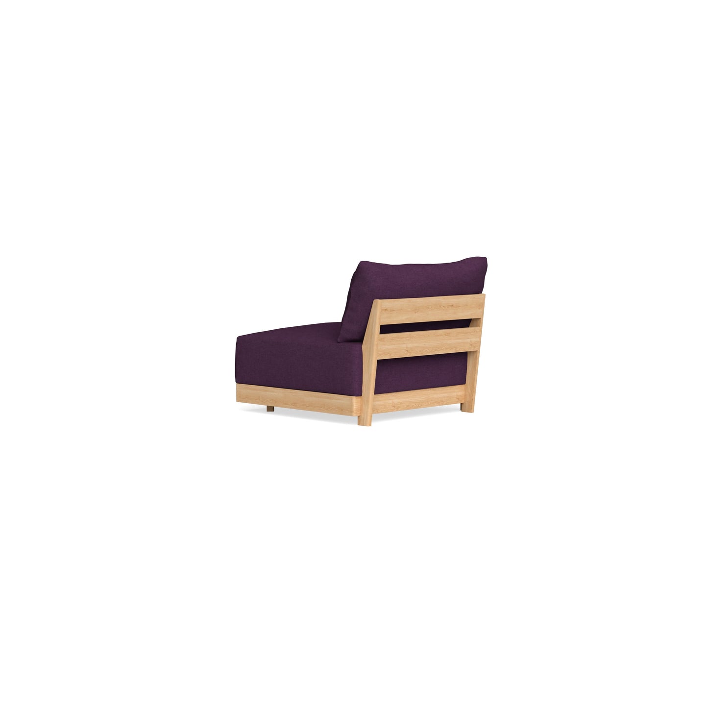 Slipcover Only - Modular Bondi End Chair in Aubergine