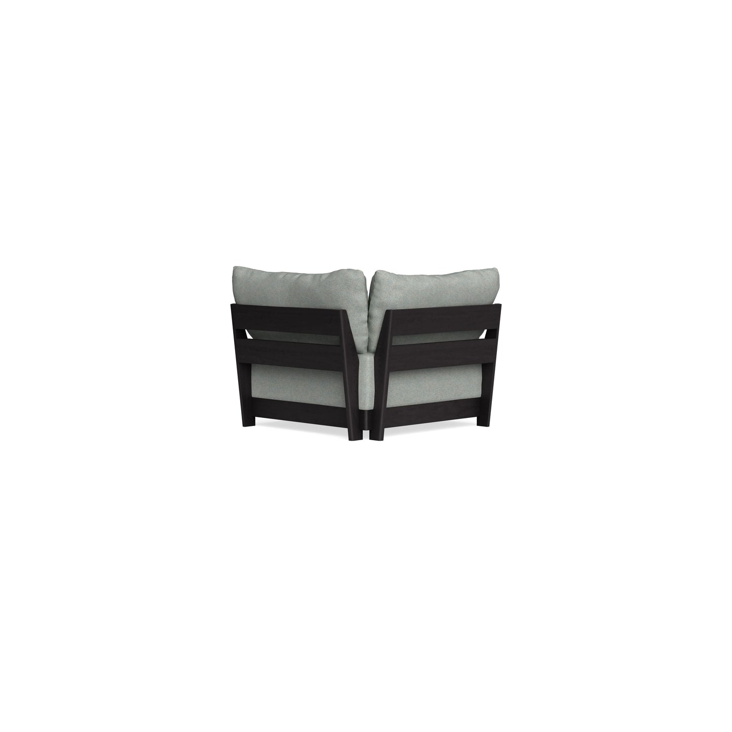 Modular Bondi Black Corner Chair in Spa | Classic Blend