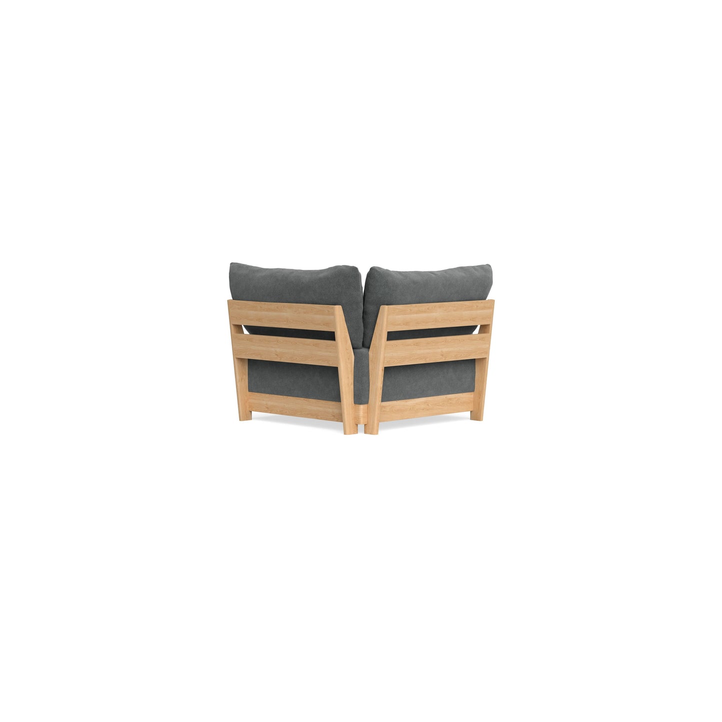 Slipcover Only - Modular Bondi Corner Chair in Chimney Gray