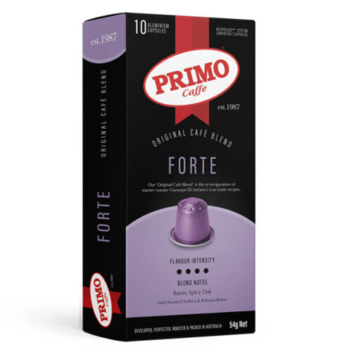 Primo Caffe Forte Coffee Capsules (6 x 10-Pack) for Nespresso