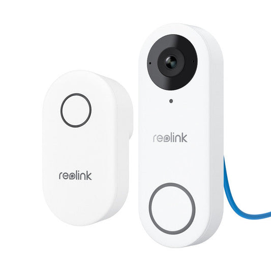 Reolink 2K+ Wired PoE Video Doorbell with Chime (White)