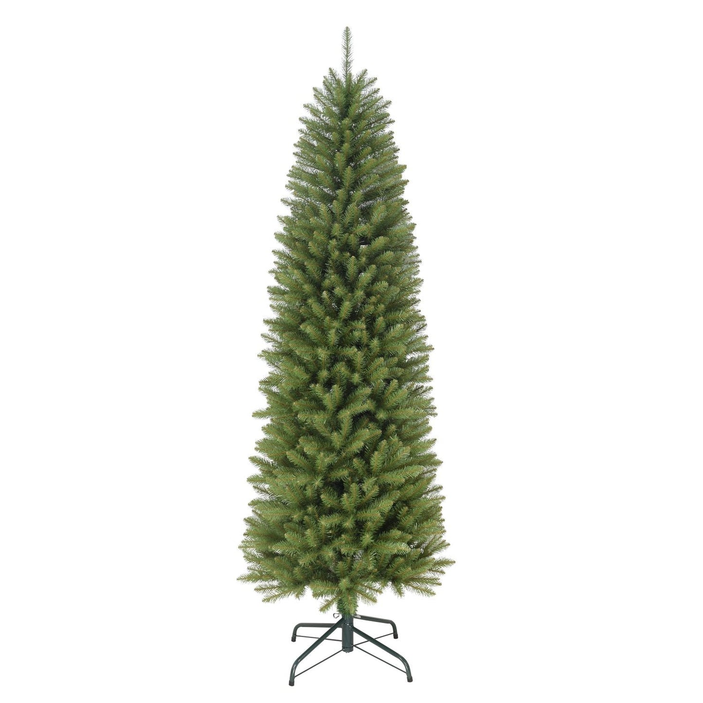 7.5 ft Fraser Fir Pencil Artificial Christmas Tree Metal Stand