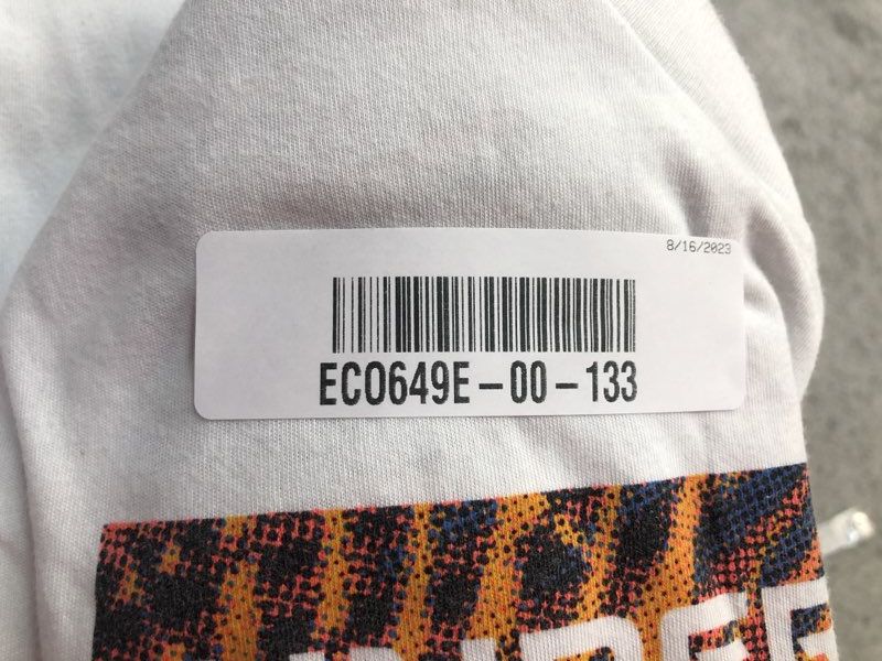 Under Armour Shirts Mens Large White Crew Neck Tee Spell Out Logo Loose Fit