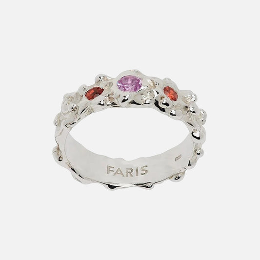 Faris Roca Gem Band - Silver