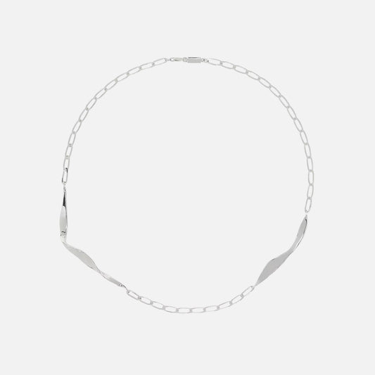Faris Blade Necklace - Silver