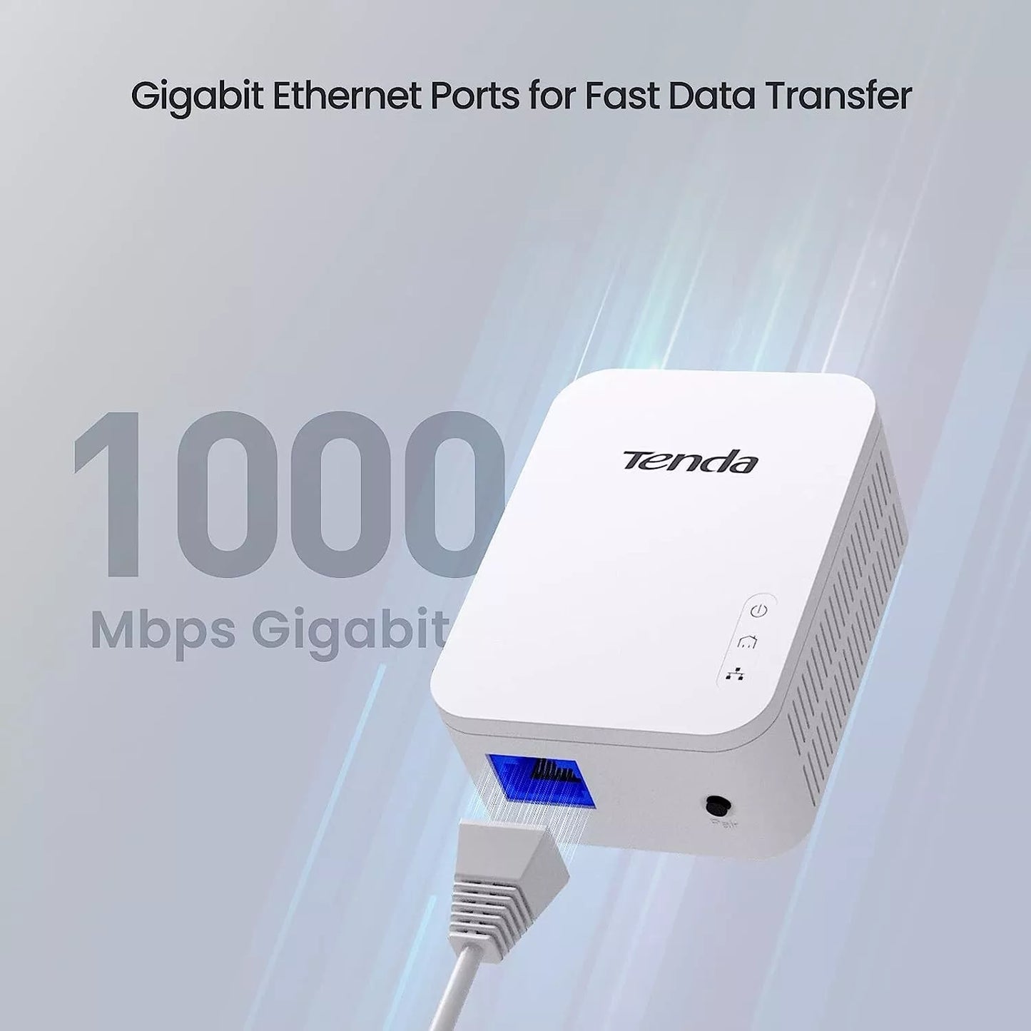 Tenda PH3 AV1000 Powerline Adapter Kit with Gigabit Port