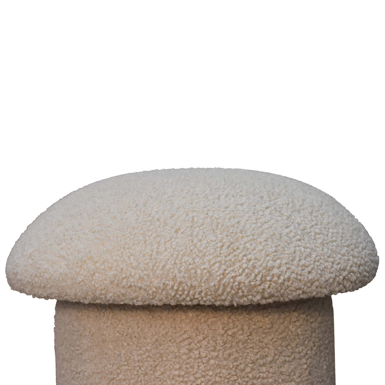 Mushroom Upholstered Footstool