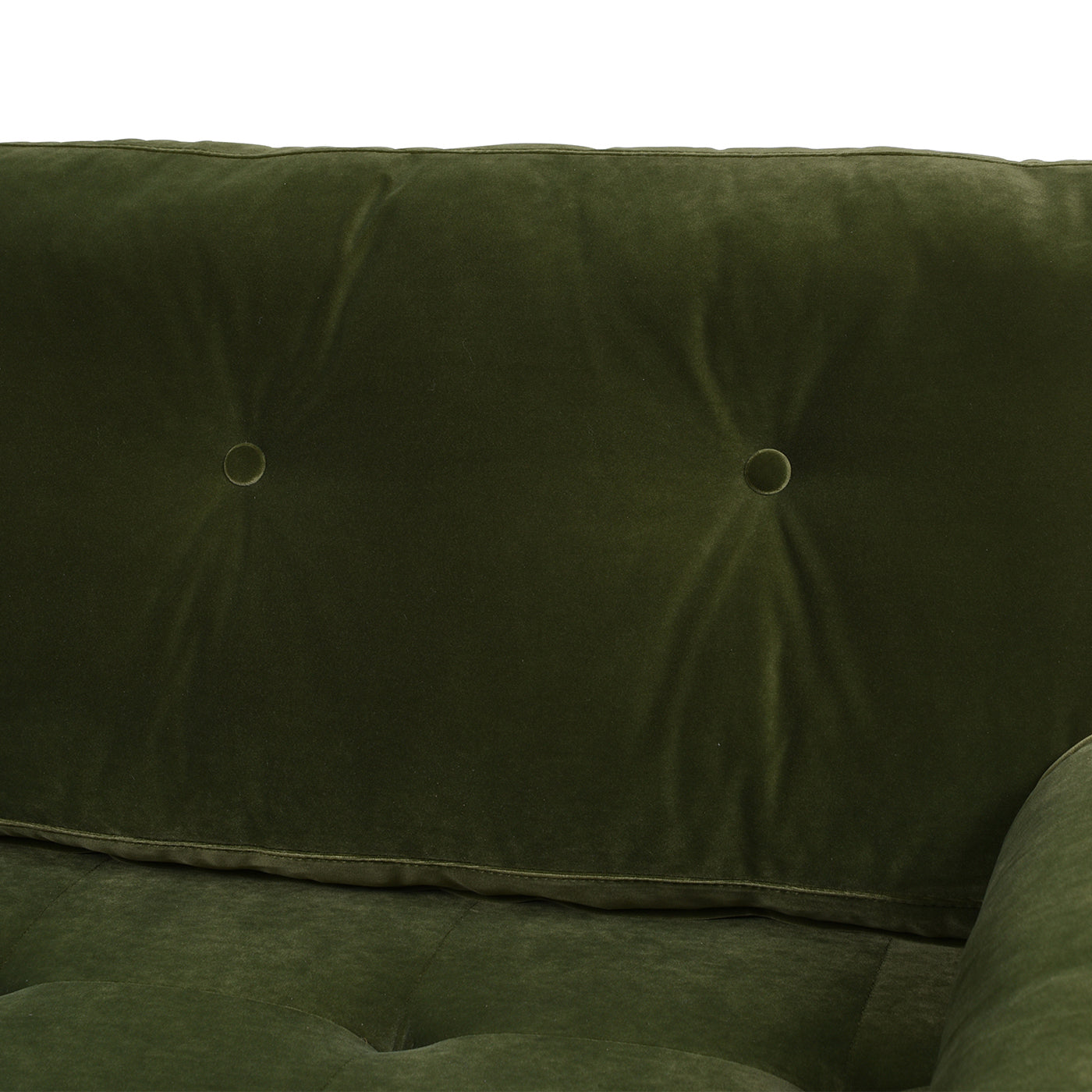 Upholstered Sofa with 2 Removable Cushions