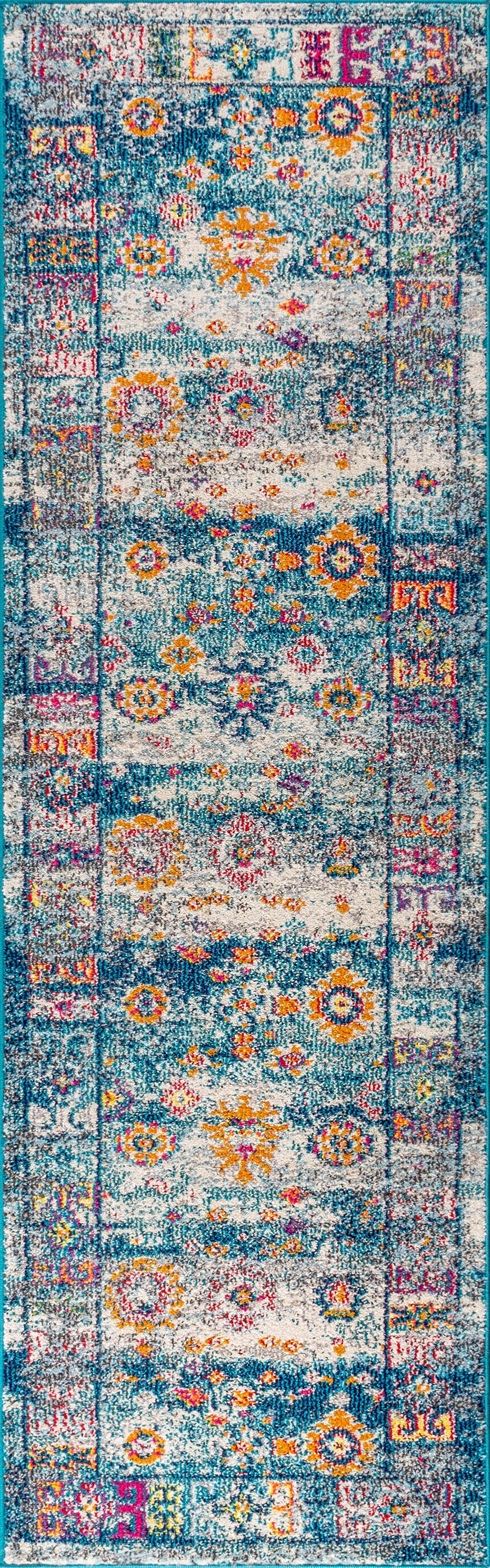 Bohemian FLAIR Boho Vintage Medallion Area Rug