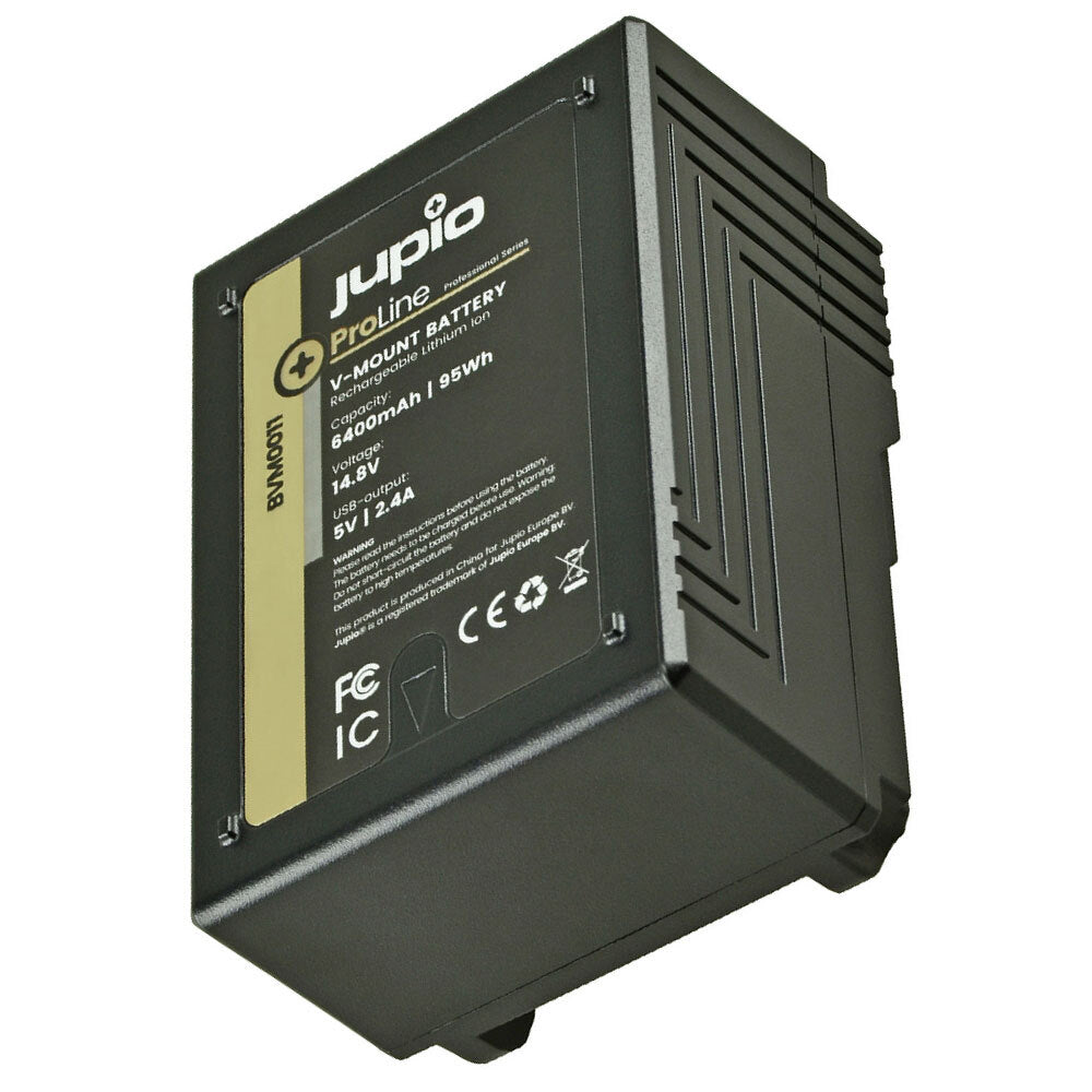 Jupio V-Mount Battery Pack 14.8V/95Wh/6400mAh For Red Raven/Dragon Camera