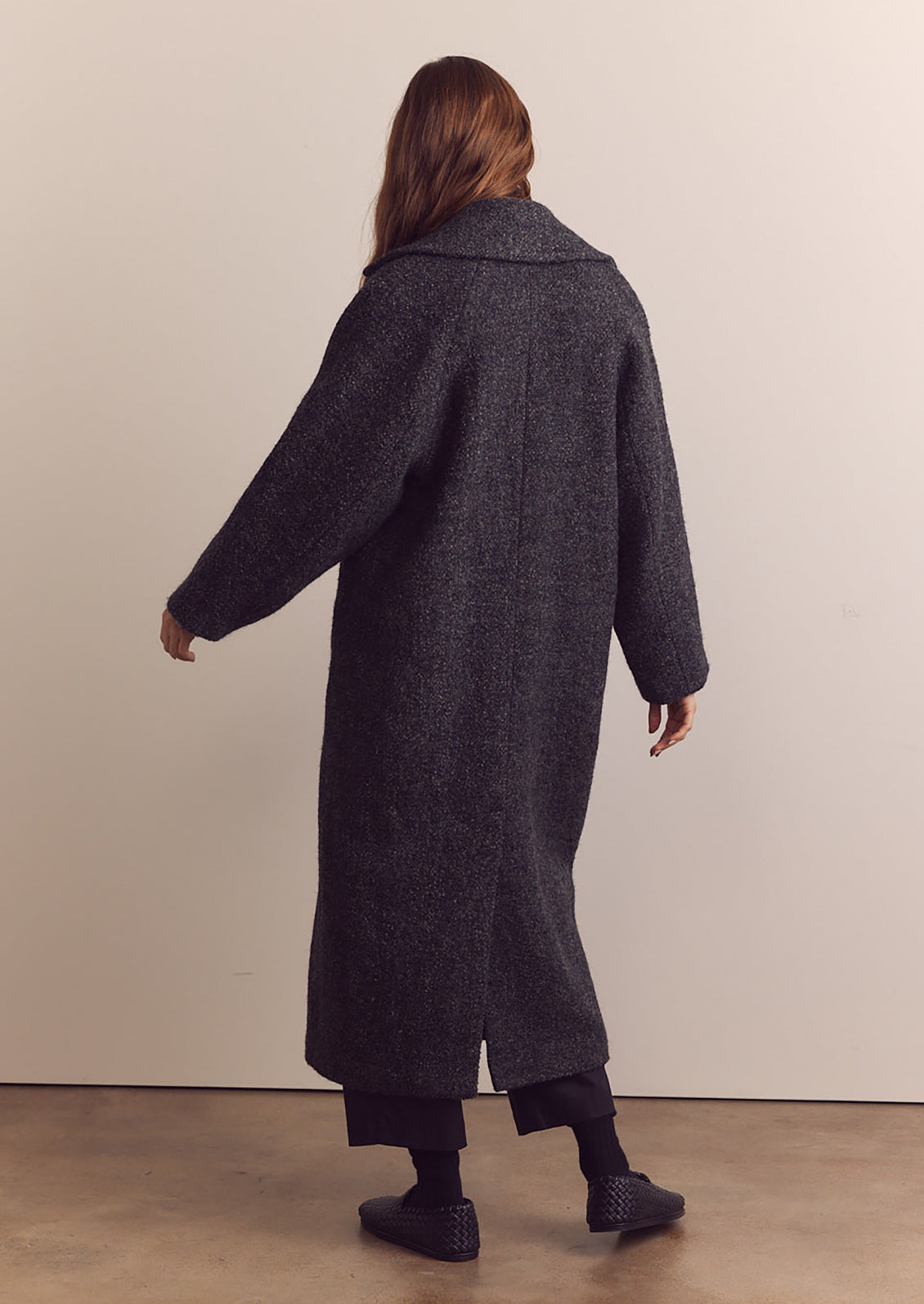 Wool Melange Oversized Coat