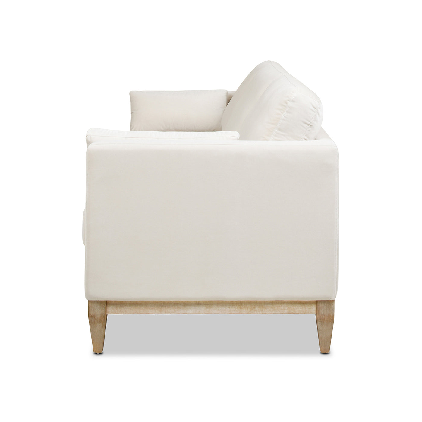 Crownedd 84" Upholstered Sofa with Square Track Arms