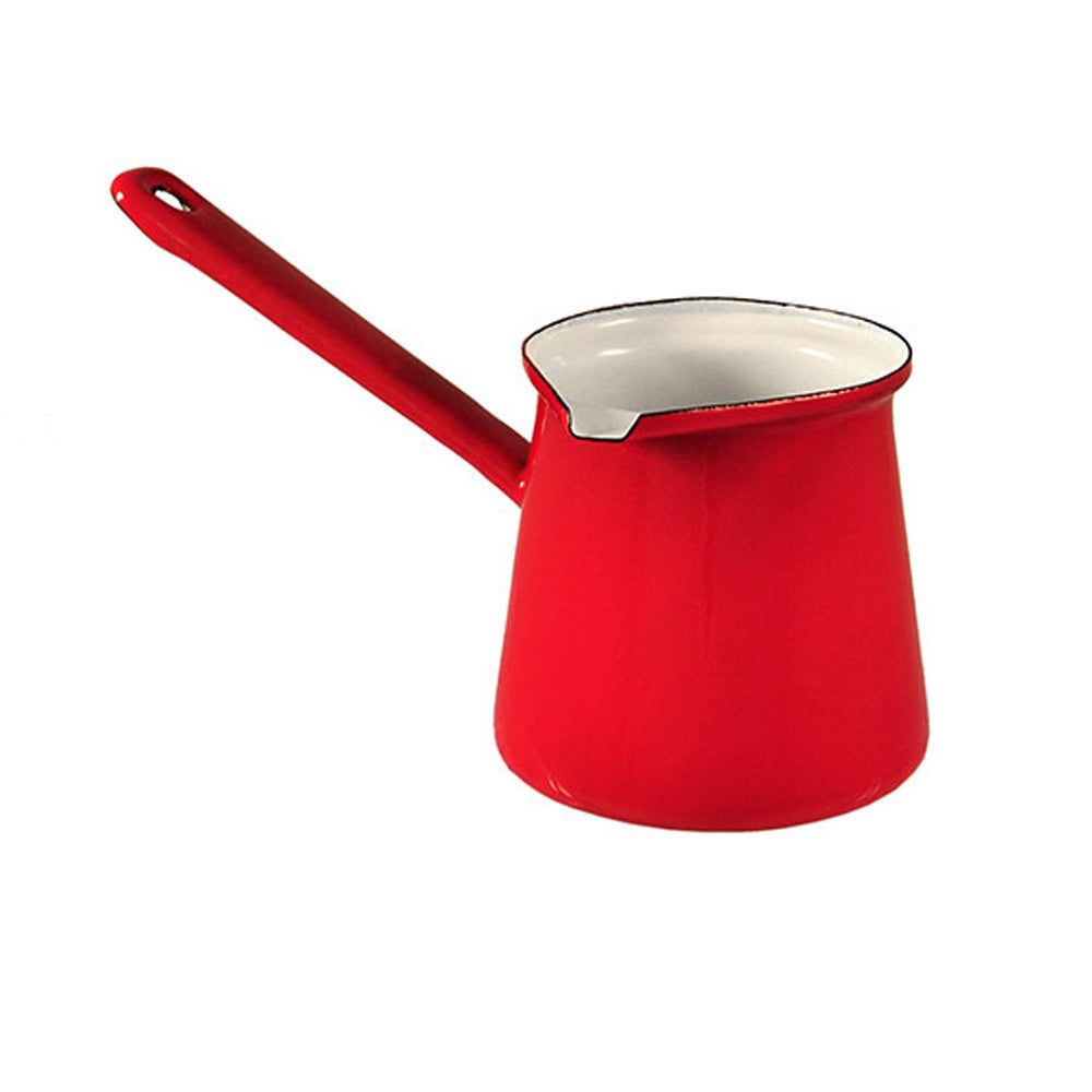 Urban Style 250ml Enamelware Turkish 5 Coffee Pot (Red)