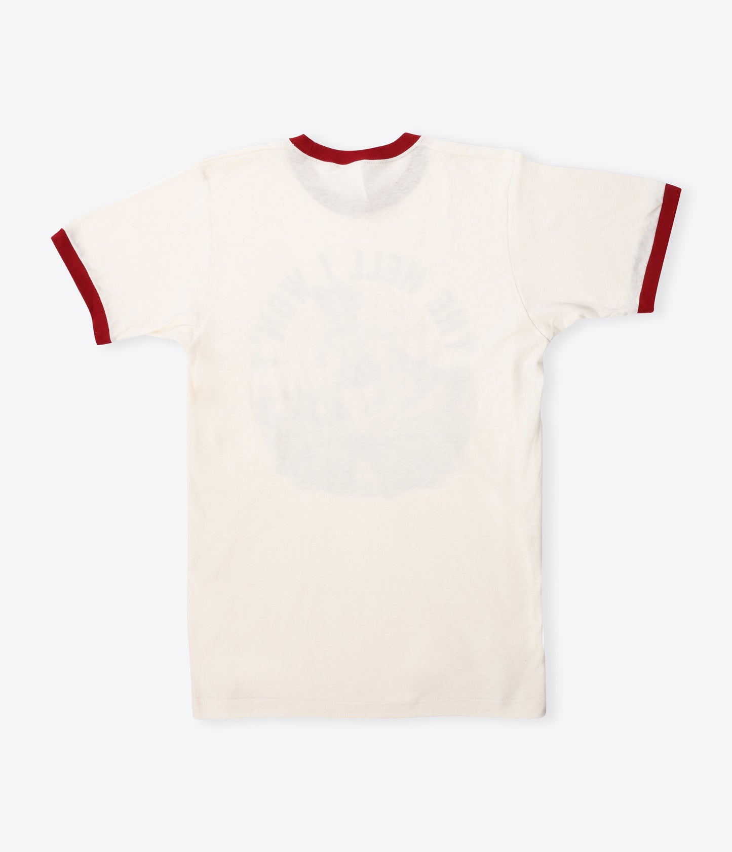 The Hell I Won't Red Collar Unisex Graphic Ringer Tee