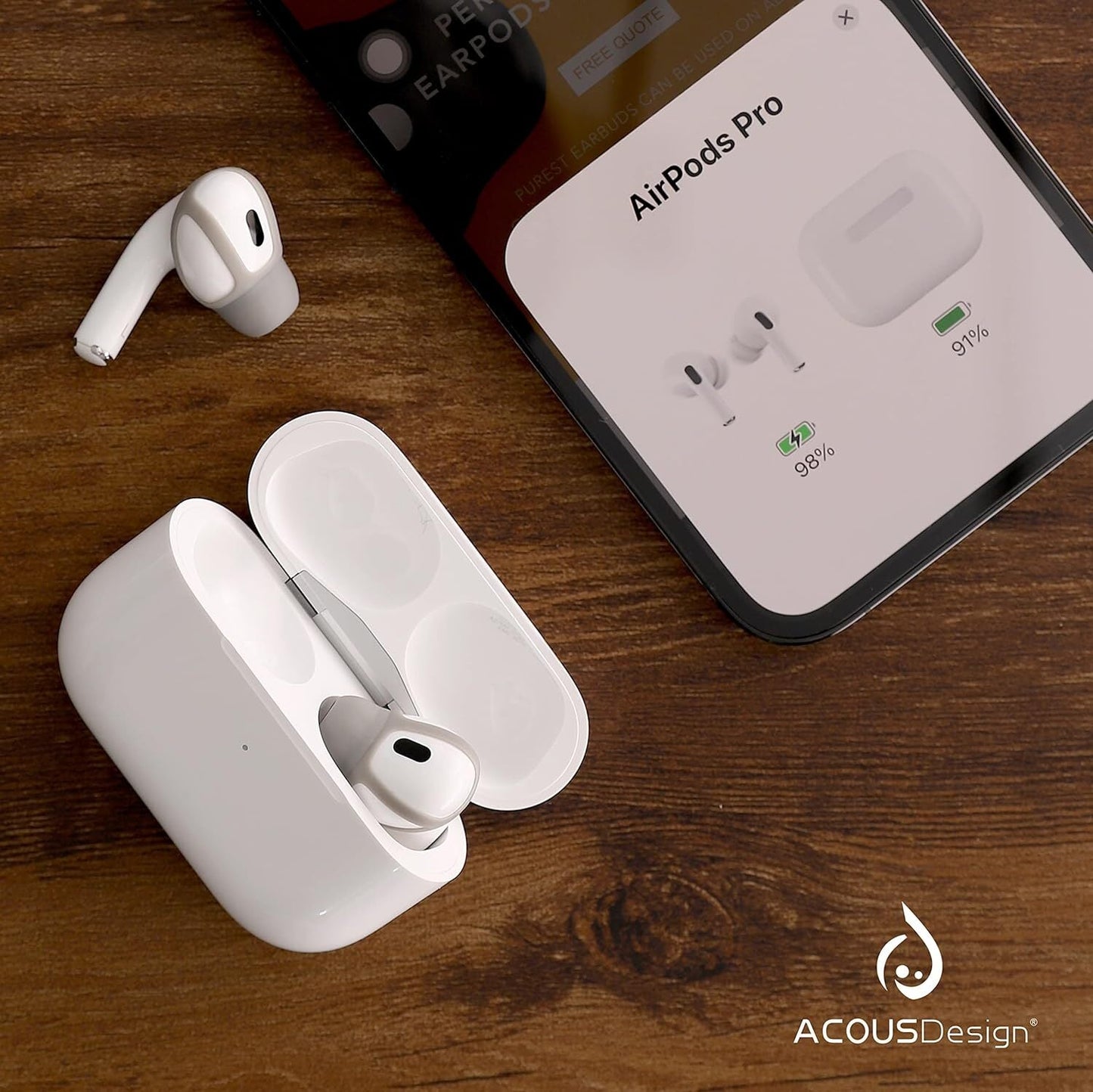 ACOUS Design Purest Pro Earbuds Covers (Misty-Gray)