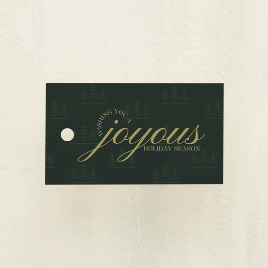 Joyous Pines Gift Tag (20 pack)