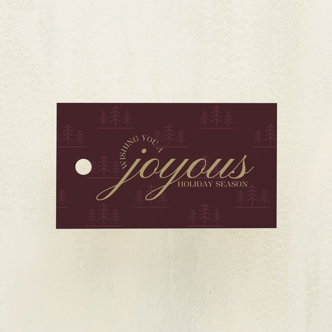Joyous Pines Gift Tag (20 pack)