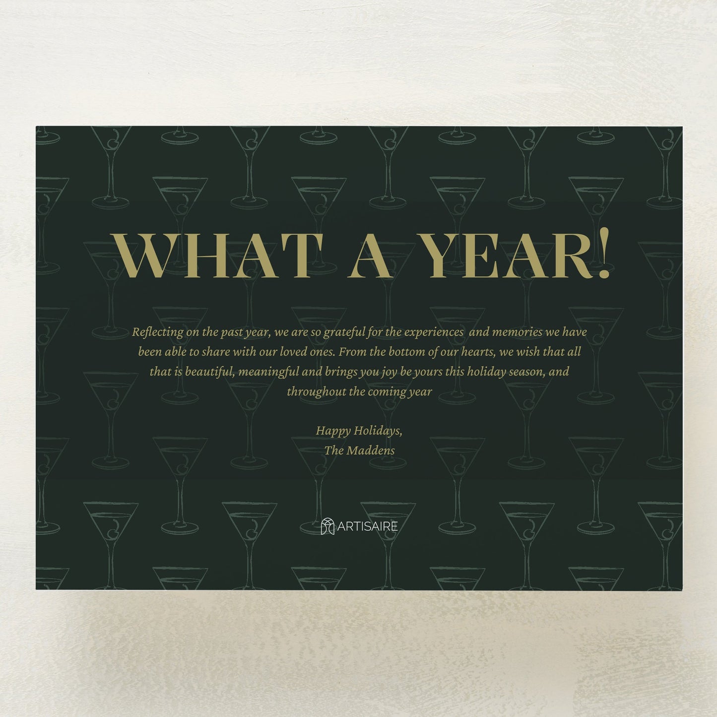 Merriment Holiday Postcard