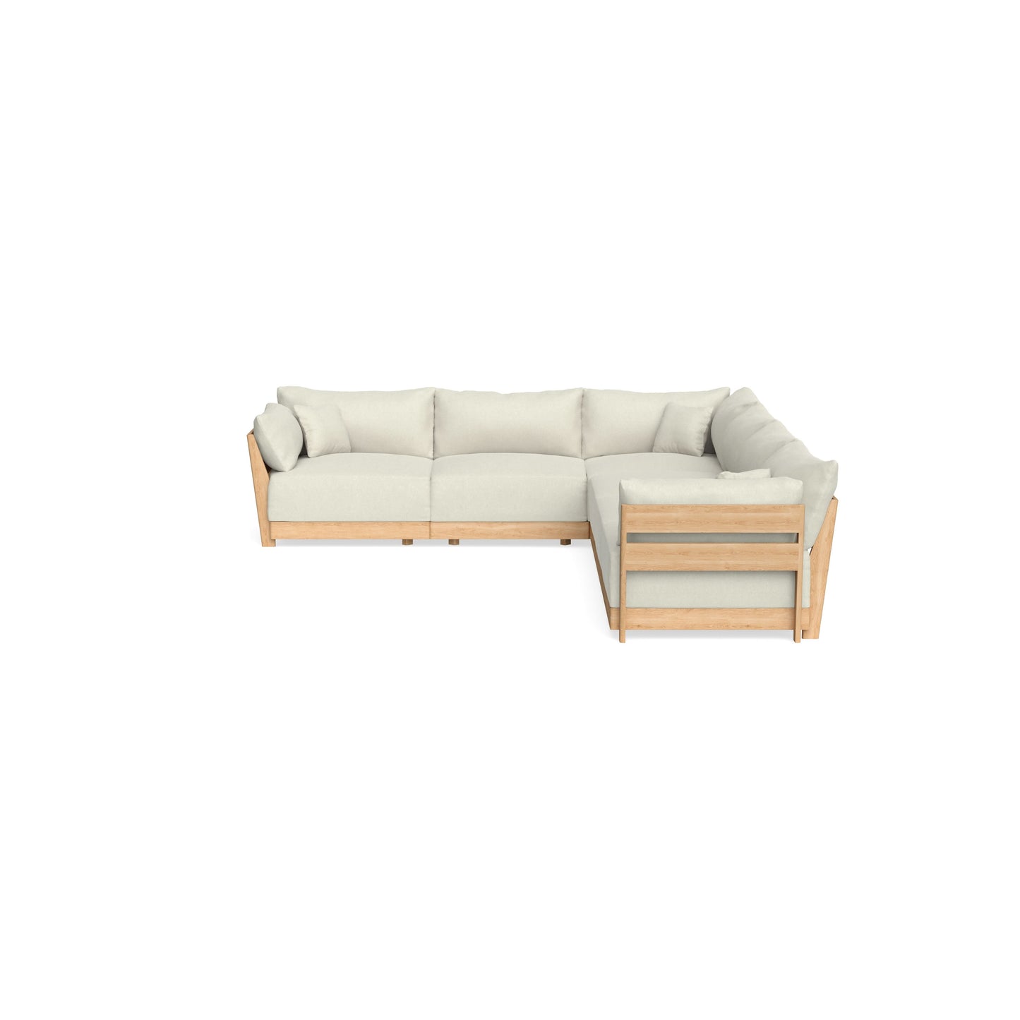 Slipcover Only - Modular Bondi 6-Seater Corner Sectional in Eggshell