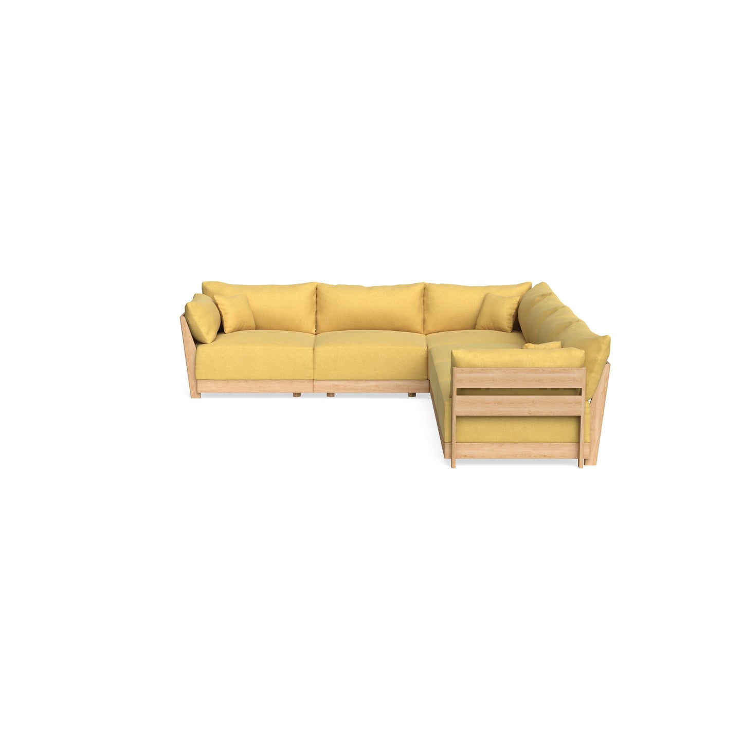 Slipcover Only - Modular Bondi 6-Seater Corner Sectional in Goldenrod