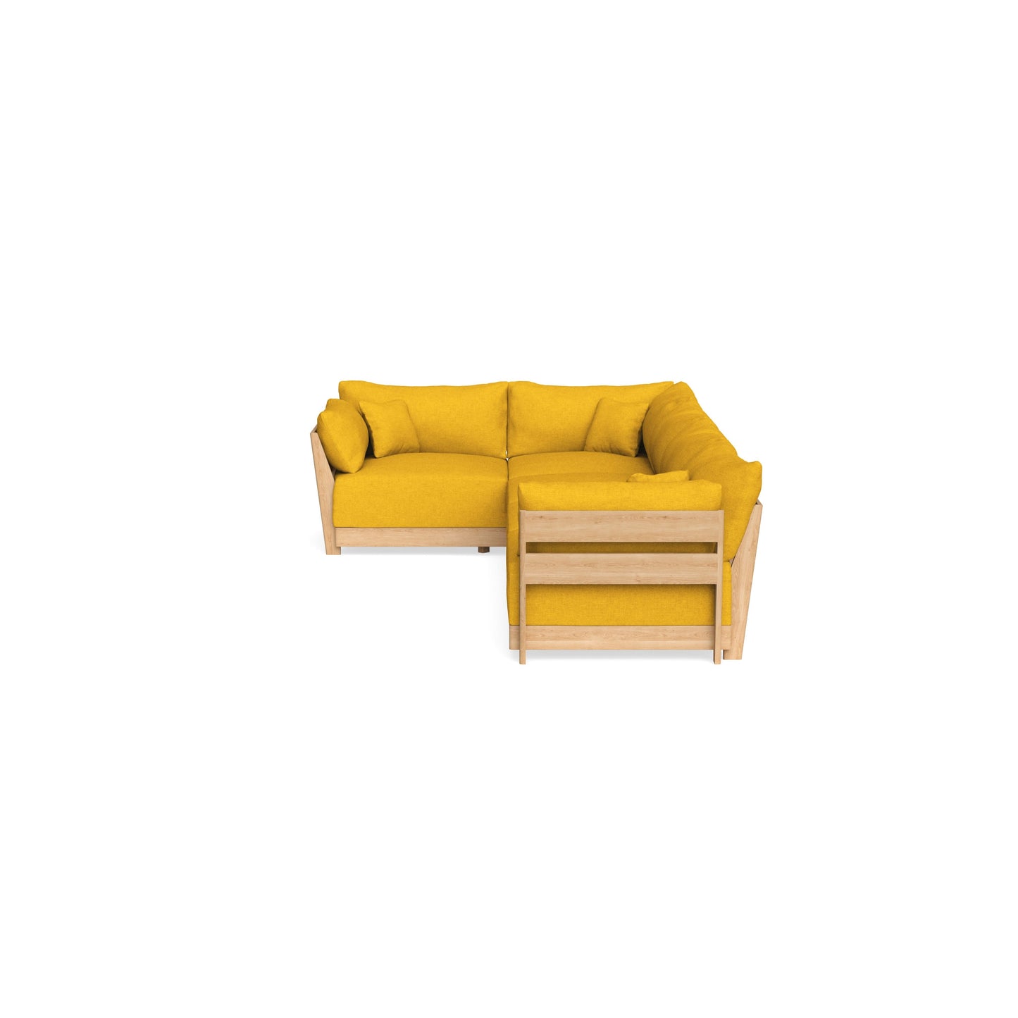 Slipcover Only - Modular Bondi 5-Seater L-Sectional in Sunflower