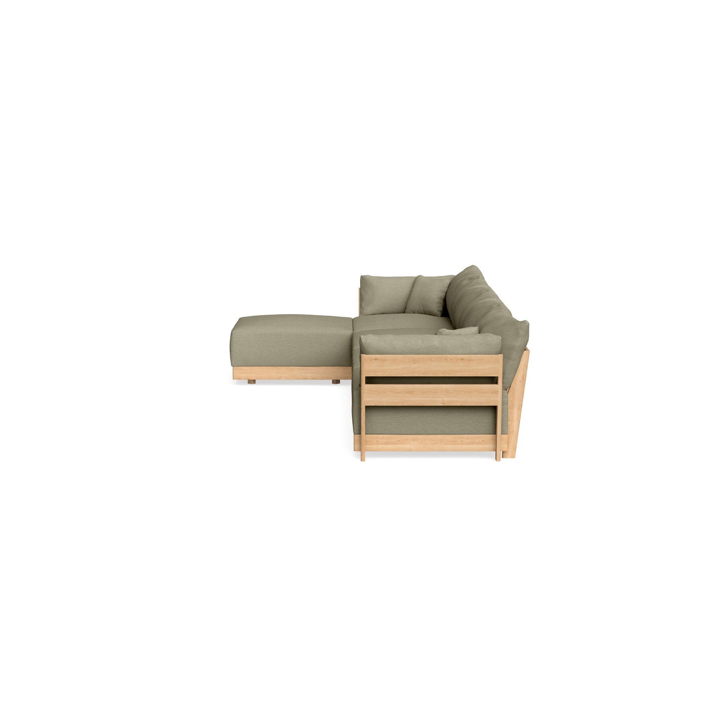 Modular Bondi Latte 4-Seater Sectional in Cappuccino | Classic Blend