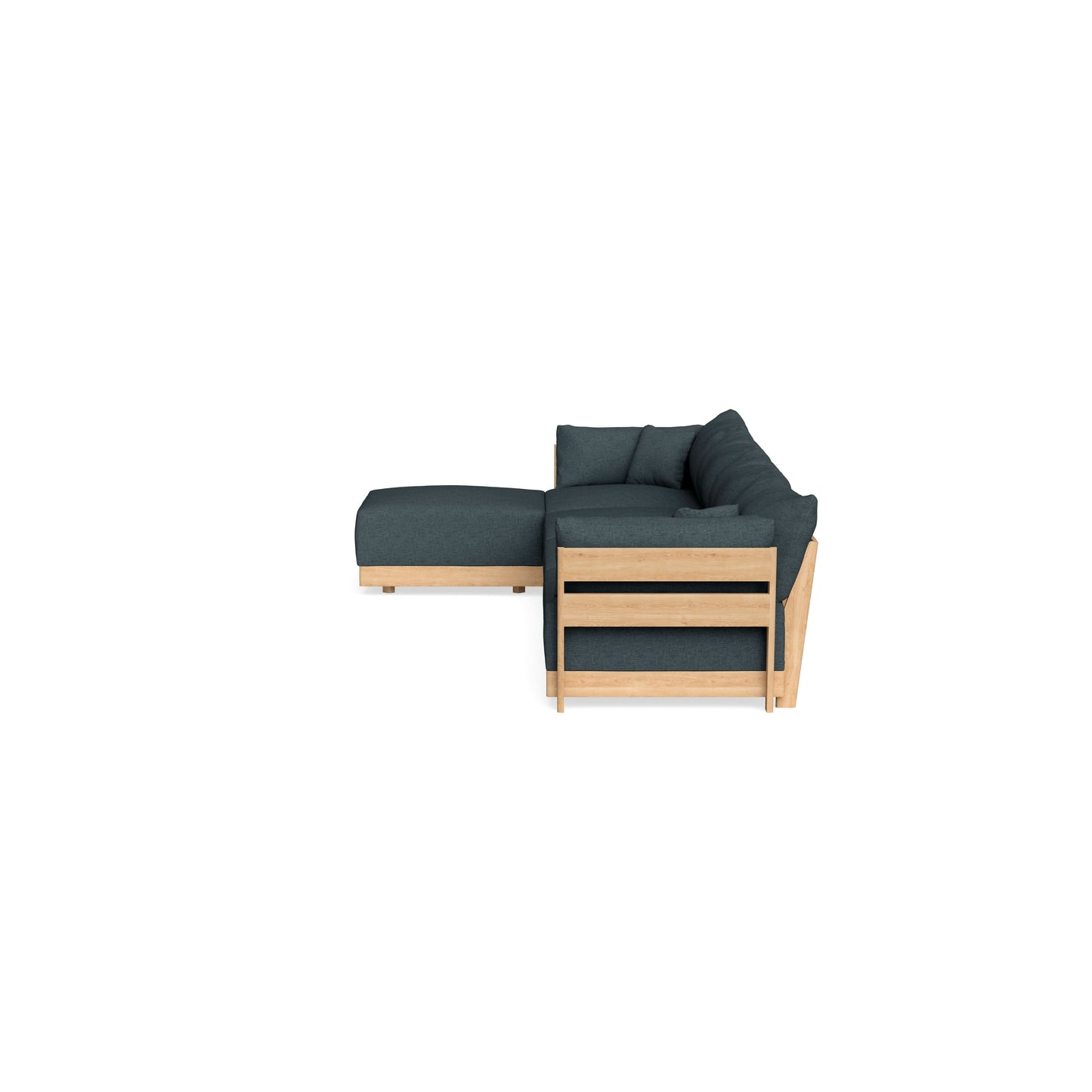 Slipcover Only - Modular Bondi 4-Seater Sectional in Ocean Gray