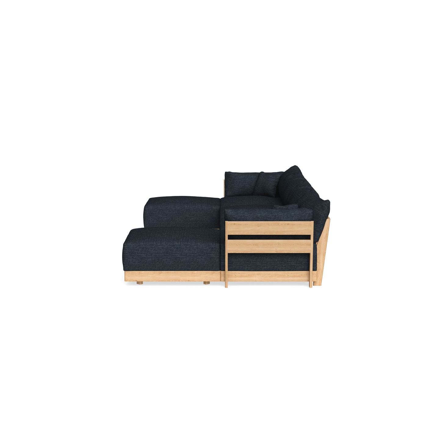 Slipcover Only - Modular Bondi 4-Seater U-Sectional in Baltic Blue