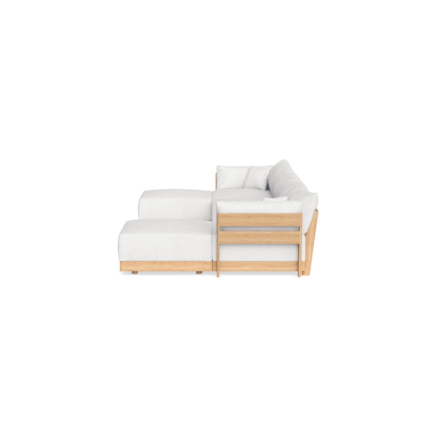 Slipcover Only - Modular Bondi 4-Seater U-Sectional in Snow