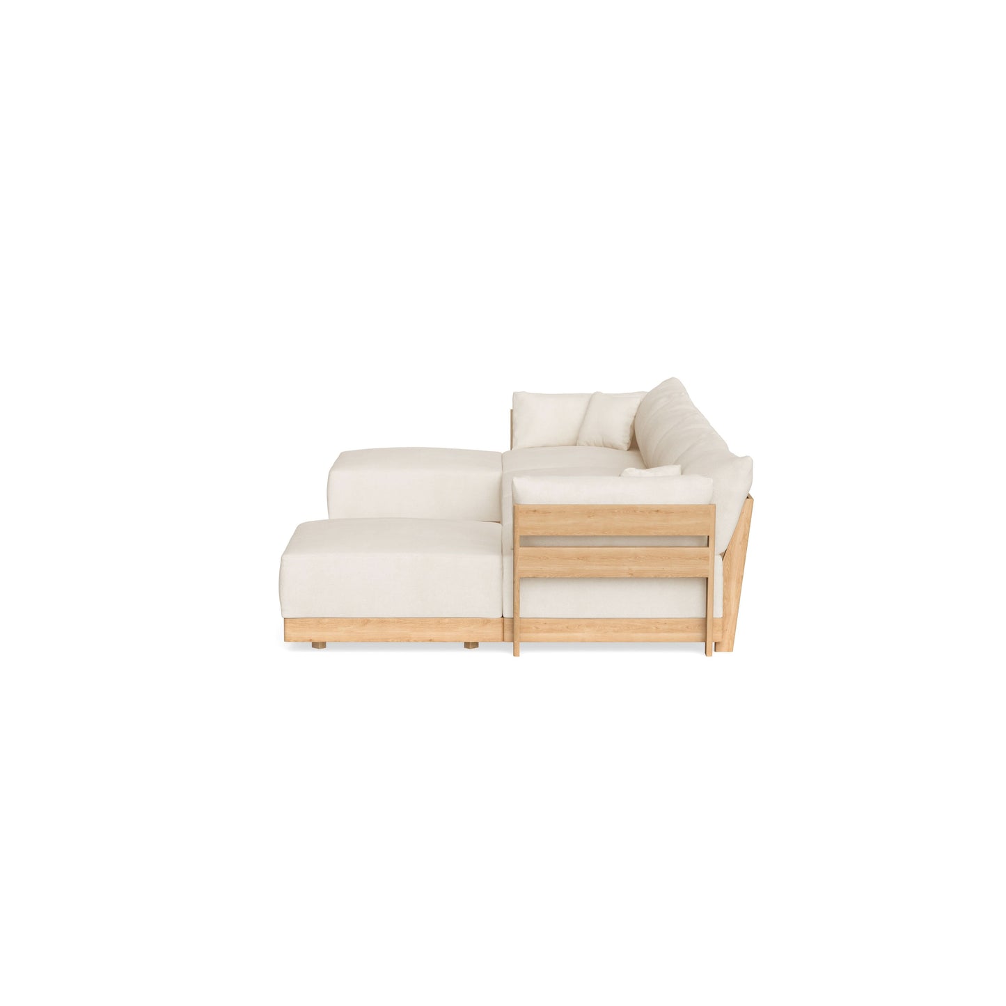Slipcover Only - Modular Bondi 4-Seater U-Sectional in Powder