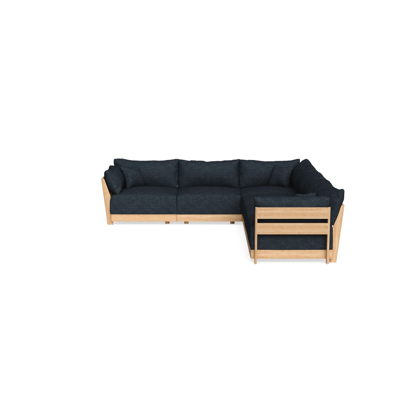 Slipcover Only - Modular Bondi 6-Seater Corner Sectional in Baltic Blue