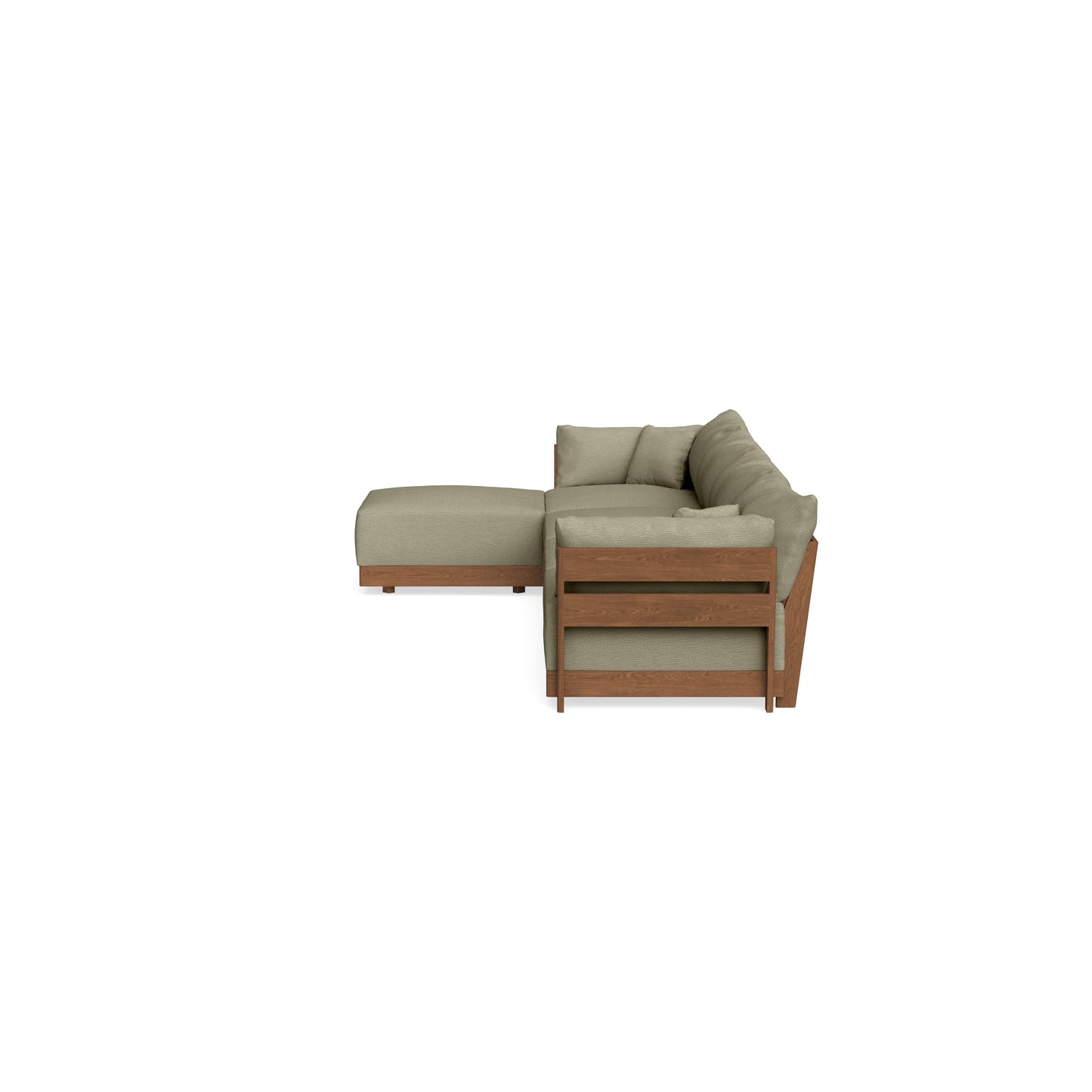 Modular Bondi Espresso 4-Seater Sectional in Cappuccino | Classic Blend