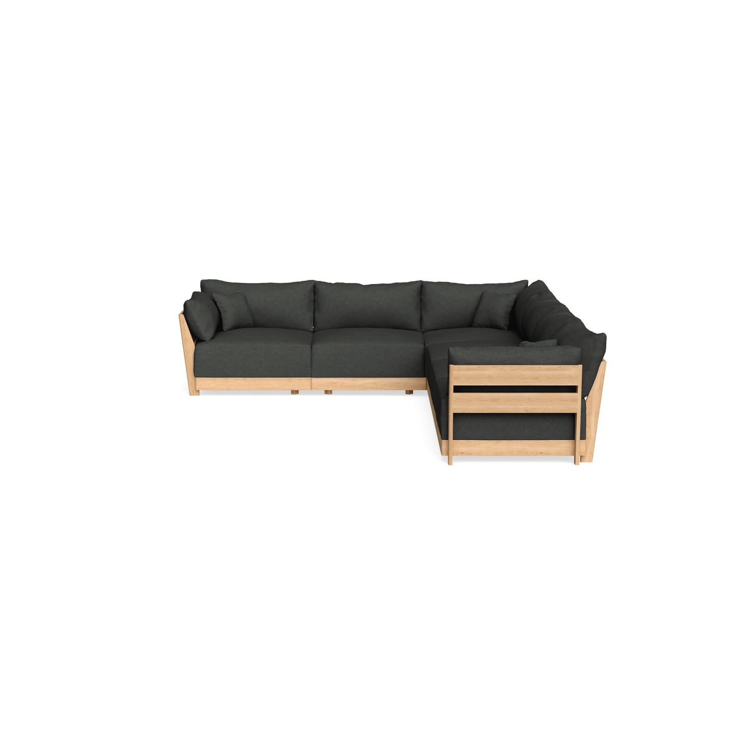 Slipcover Only - Modular Bondi 6-Seater Corner Sectional in Raven Gray